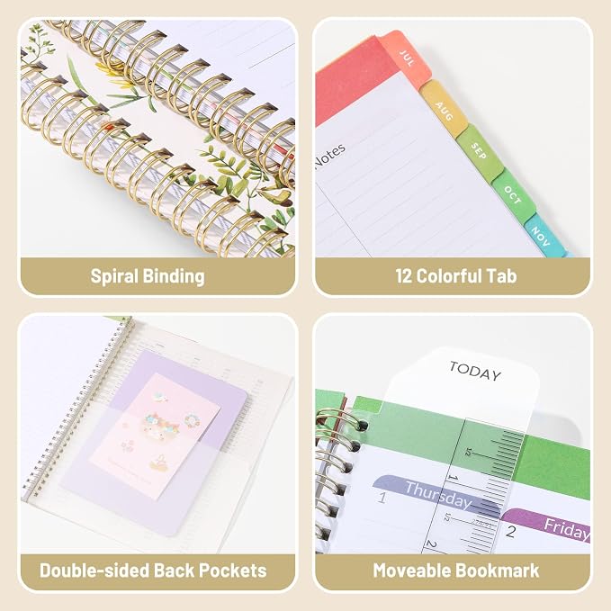 SUNEE Teacher Planner 2026-2027 Academic Year, 7 Periods Lesson Plan Book Jul - Image 6