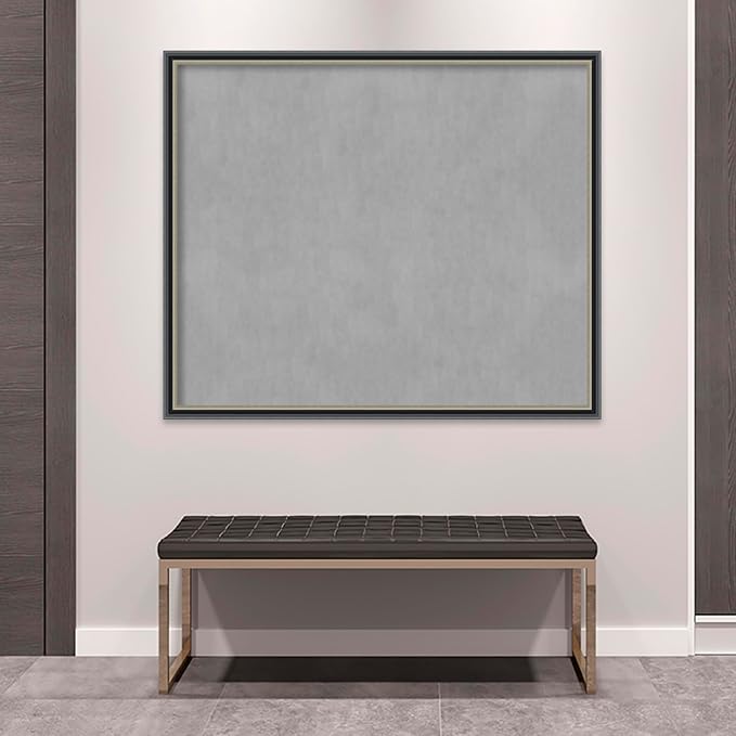 Amanti Art Black Framed Magnetic Board 43x51 Oversize Vision Board - Image 5