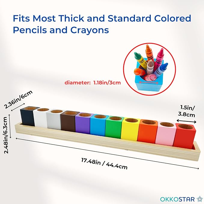 Montessori Crayon Holder for Kids - Image 6