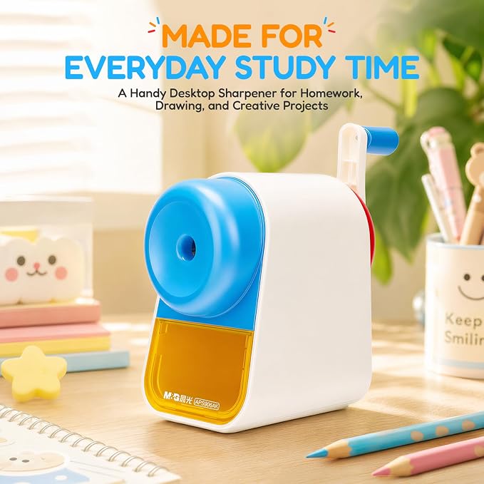 M&G Manual Pencil Sharpener, Hand Crank Pencil Sharpener - Image 8