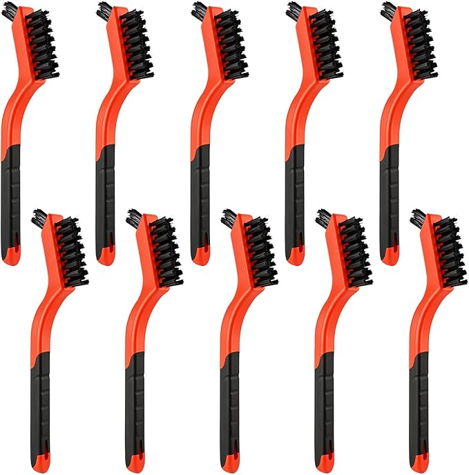 10PCS Nylon Cleaning Brushes for Tight Spaces, Non Scratch Detail Cleaning by Unknown