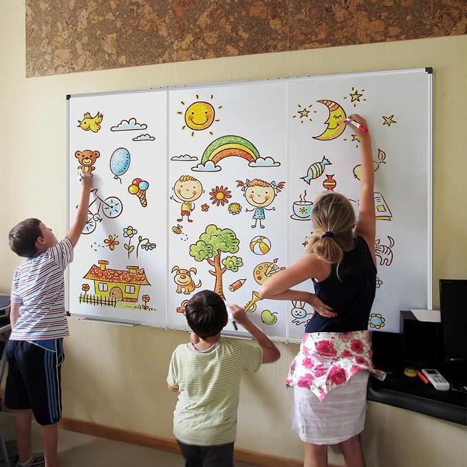 XBoard Magnetic Whiteboard 72 x 40 Inch | Foldable Dry Erase Board - Image 2