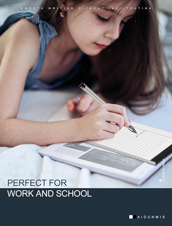 36 Pack Small Legal Pads 5x8 White Note Pads 5x8 College Ruled Paper Tablets - Image 4
