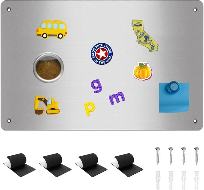 Magnetic Board, 17.1" x 11.8" Magnet Display, by Bonnary