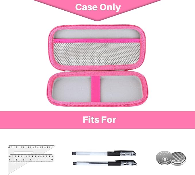 Hard Case Replacement for Texas Instruments TI-30XIIS TI-30XS TI-30Xa TI-36X Pro Scientific Calculator Case Only (Pink + Off White Case)-DeskLoop Office