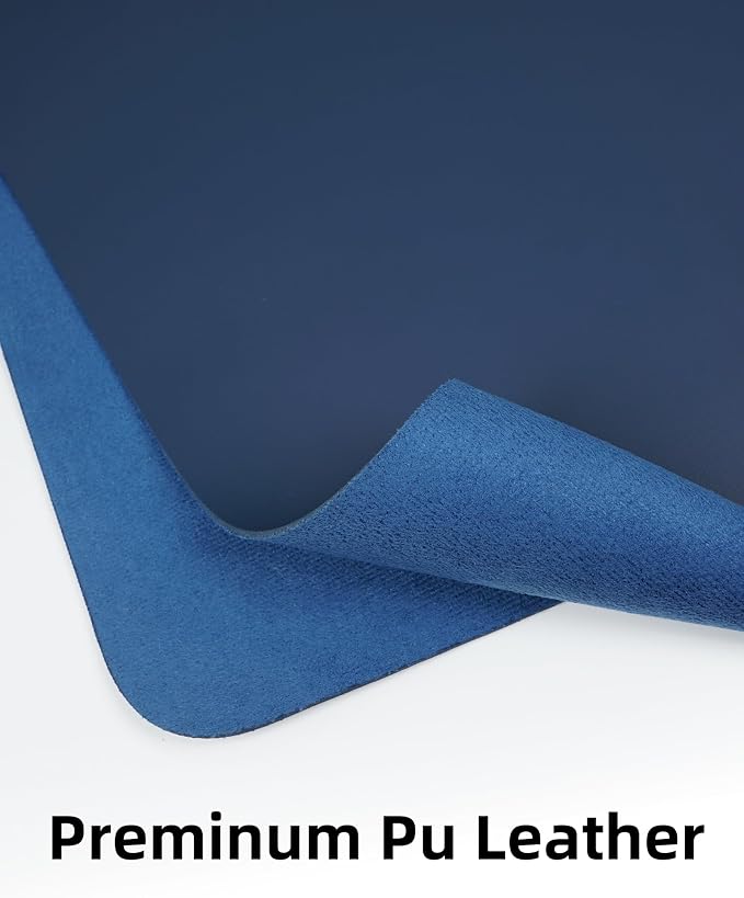 Large Desk Mat, Large Mouse Pad, Office Desk Mat, Non-Slip PU Leather Desk - Image 2