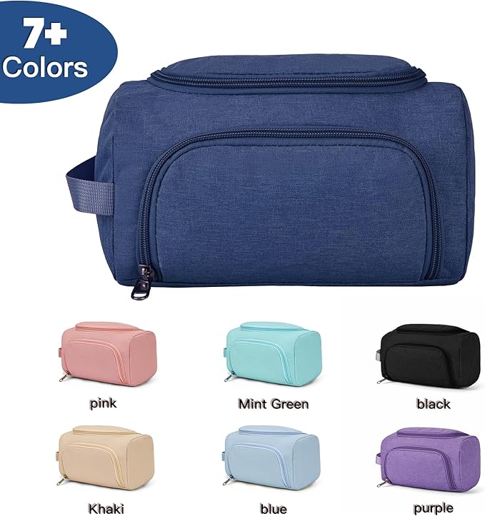 Large Pencil Pouch,Pencil Case Aesthetic,Zipper Pencil Box For Girls Back To School Supplies Emergency Bag Makeup Bag (DeepBlue)-DeskLoop Office