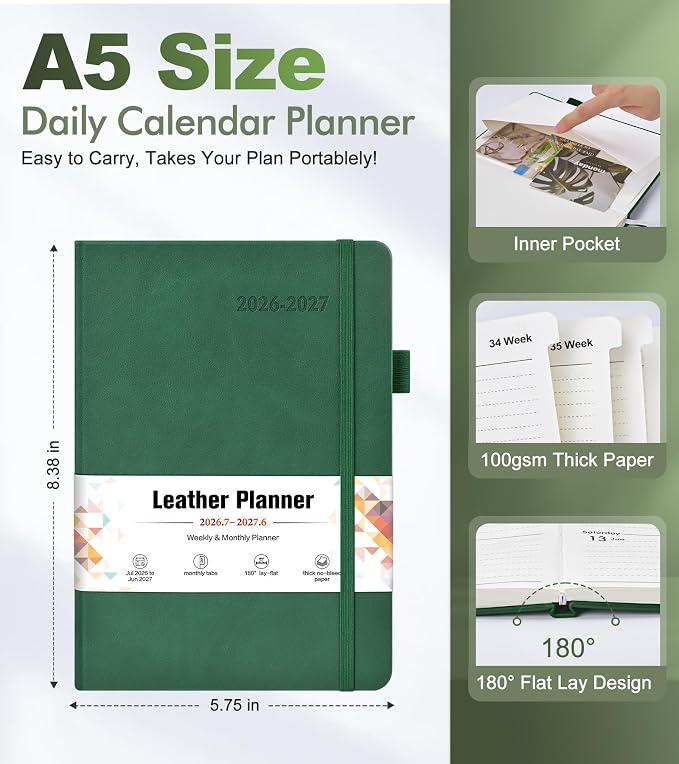 Planner 2026-2027, Academic Weekly and Monthly Calendar Planner from July 2026 - Image 5