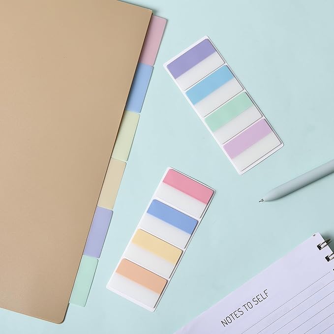 Mr. Pen- Sticky Index Tabs, 240 Pcs, Colorful Sticky Tabs for Notebooks, Page Markers, Page Tabs for Binders, Page Tabs Sticky Tabs for Books, Notebook Tabs, Book Sticky Tabs for Notebooks-DeskLoop Office
