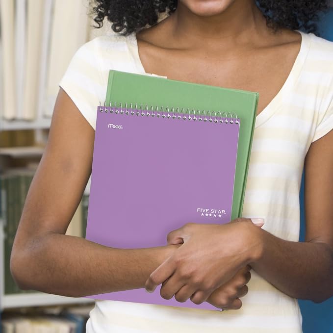 Five Star Top Spiral Notebook + Study App, 1 Subject, College Ruled Notepad - Image 7
