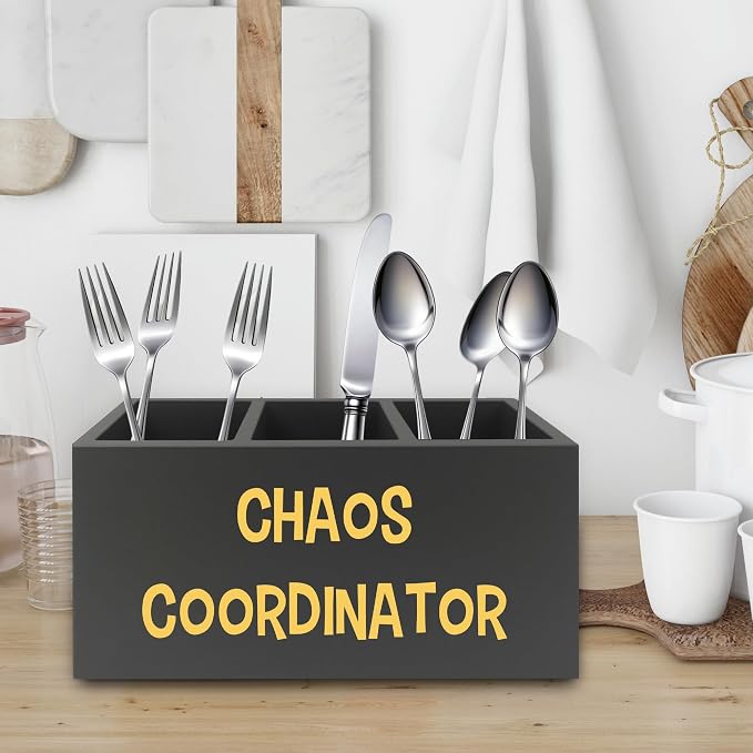 XPH Chaos Coordinator Black Yellow Pen Pencil Holder Organizer - Image 3