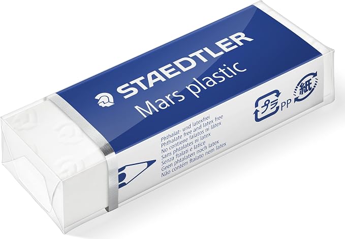 STAEDTLER Mars Plastic Vinyl Erasers, Minimal Crumbling - Image 3
