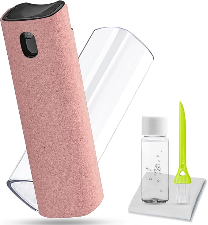 Touchscreen Mist Cleaner Spray, walrfid Electronic Screen Cleaner for TV, Laptop, Tablet, PC, Computer Monitor LCD Flat Screens, Eyeglasses - Pink-DeskLoop Office