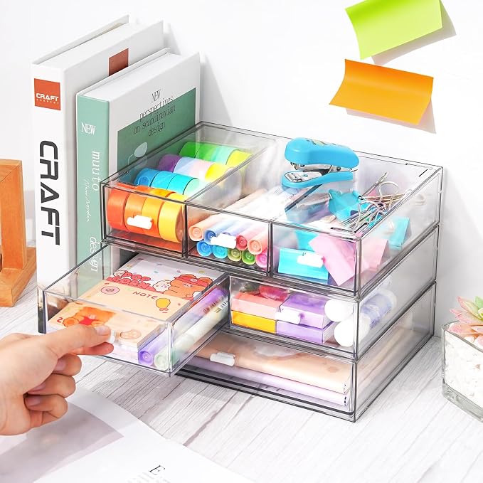 3 Tier Stackable Desk Organizer - Image 2