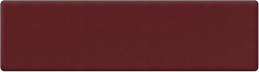 GelPro Anti Fatigue Nonslip Mat: Hard Floor Utility Mats for Garage, Patio and Kitchen - 20" x 72" x .5" - Leather Grain Cranberry-DeskLoop Office