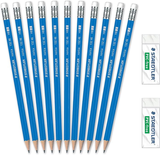 STAEDTLER Norica #2 HB Pencils Class Pack: 144 Pre-Sharpened Pencils + 12 - Image 2
