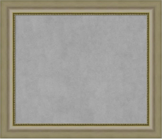 Amanti Art Silver Framed Magnetic Board 25x29 Medium Vision Board by AmantiArt