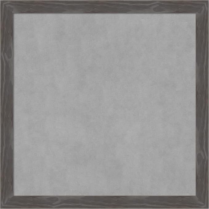 Amanti Art Grey Framed Magnetic Board 27x27 Medium Vision Board by AmantiArt