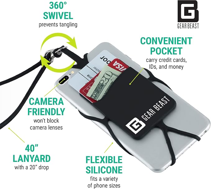 Gear Beast Cell Phone Lanyard - Image 3