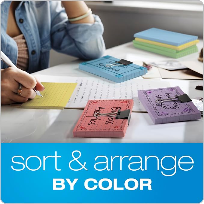 Oxford Ruled Color Index Cards, 100 Per Pack - Image 5