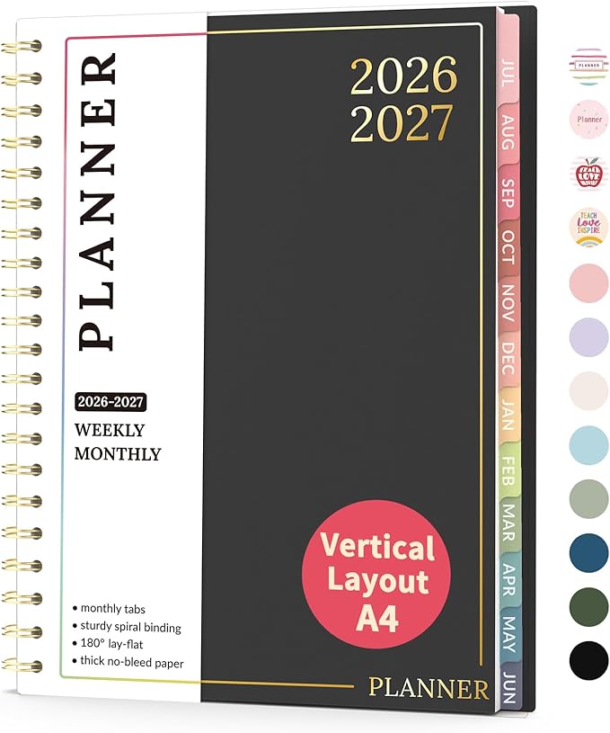 Teacher Planner 2026-2027, Forvencer Academic Planner 2026-2027, Jul 2026 by Forvencer