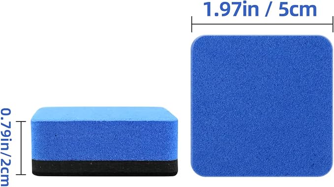 Dry Erase Eraser, 12 Pack Magnetic Whiteboard Erasers, Small Dry Erase Board - Image 2