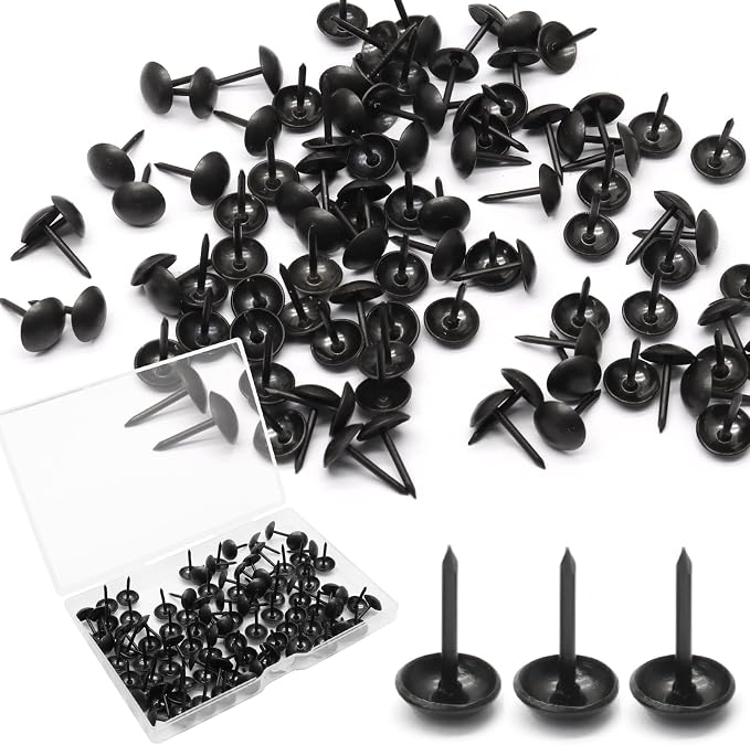 Biaungdo 100 Pcs 11 x 16 mm Round Head Upholstery Tacks, Home Decor - Image 7