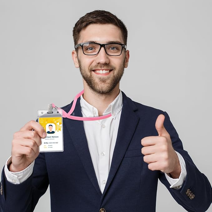 Marspark 200 Pcs ID Badge Holder - Image 4