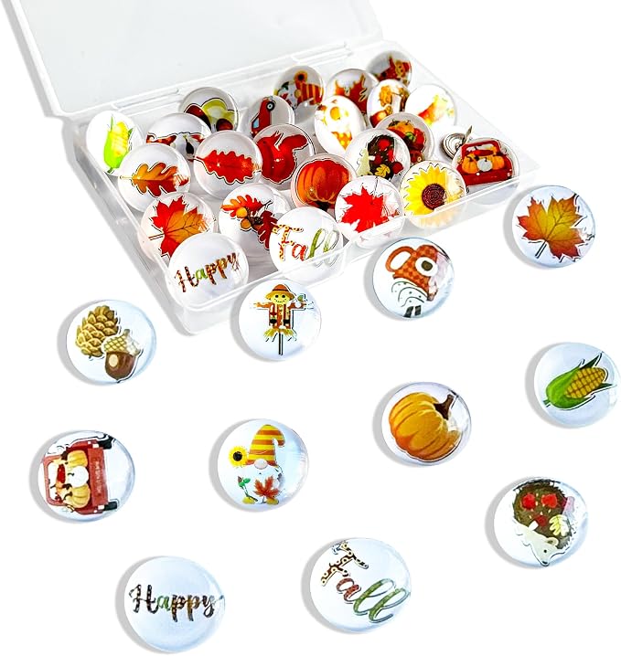 Thumb Tacks 24Pcs Thanksgiving Decorative Pushpins by Tandarui