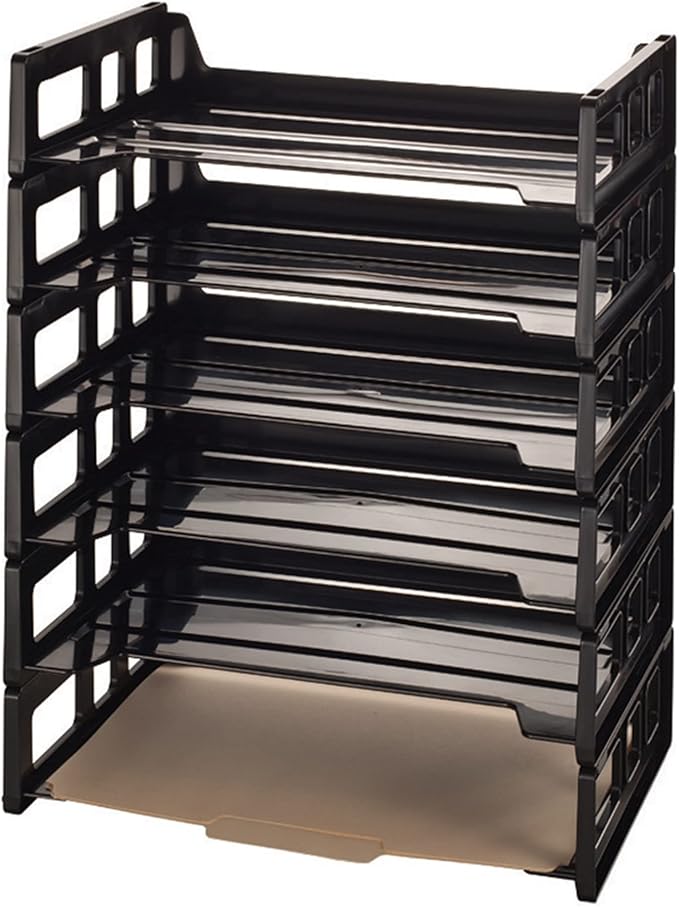 Office Depot 30% Recycled Ribbed Bottom Stackable Letter Trays - Image 2