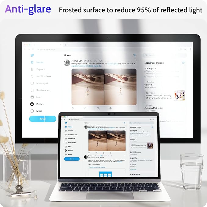 Peslv Magnetic Privacy Screen for MacBook Pro 13 Inch, Removable Anti Blue - Image 6