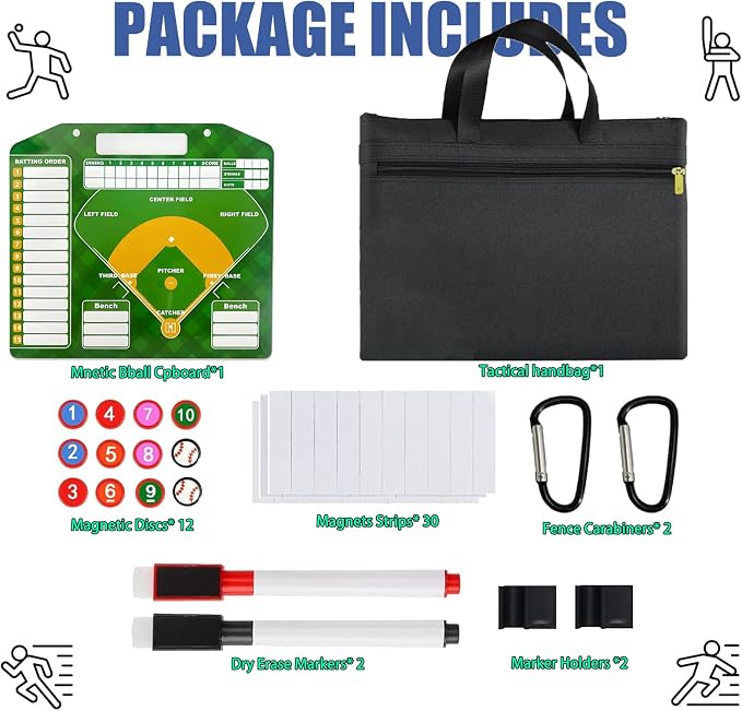 Magnetic Baseball Lineup Board for Coaches - Image 2