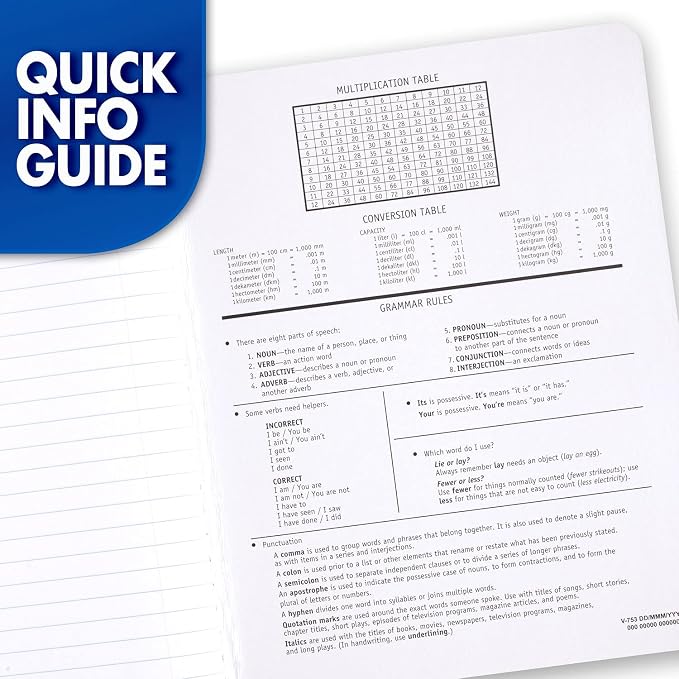 Mead Composition Notebook, College Ruled Paper, 9-3/4" x 7-1/2", 100 Sheets - Image 5