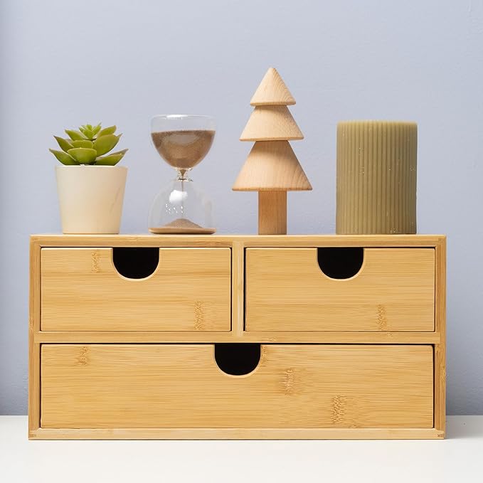 MEEDEN Bamboo Desk Organizer - Image 9