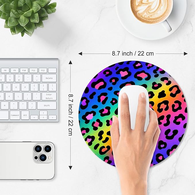 ITNRSIIET Mouse Pad Non-Slip Rubber Base Smooth Surface Stitched Edges - Image 3
