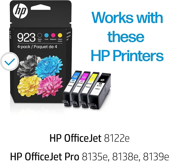 HP 923 Black, Pro 8130 Series | 6C3Y6LN - Image 2