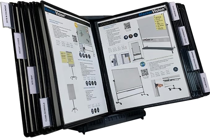 Ultimate Office AdjustaView 20-Pocket Desk Reference Organizer by UltimateOffice