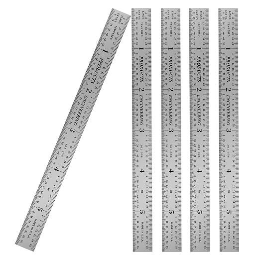 PEC Tools Made in USA Machinist Rule, Markings 1/10" by PECTools
