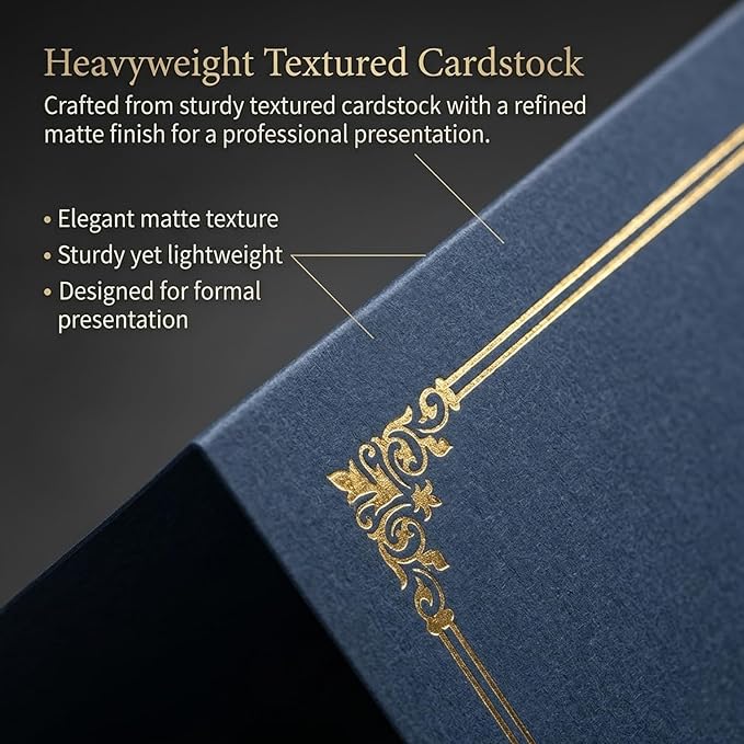 Certificate Holders 8.5 x 11, 30 Pack Extra Thick Diploma Covers, School Awards - Image 3