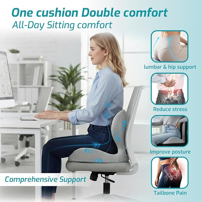 Ergonomic Seat Cushion, Office Chair Cushion - Image 2