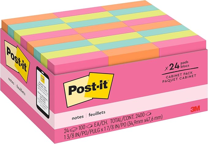 Post-it Mini Notes, 1 3/8 x 1 7/8 in, Poptimistic Collection, Aqua Blue - Image 7