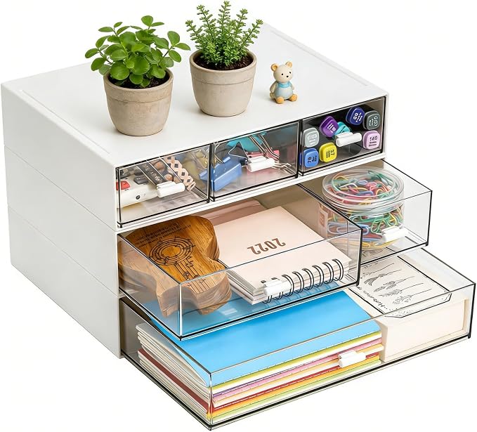 Lyellfe 3 Tier Small Desk Organizer by Lyellfe