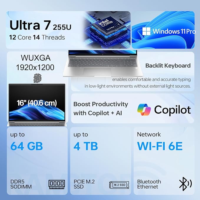 HP EliteBook 6 G1i Laptop Computer - Image 2