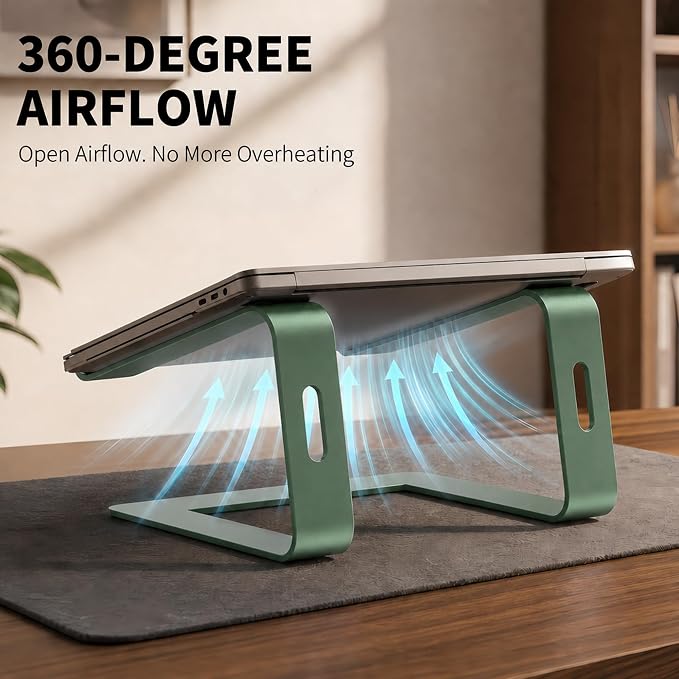 Orionstar Ergonomic Laptop Stand, Premium 5mm Aluminum Riser - Image 2