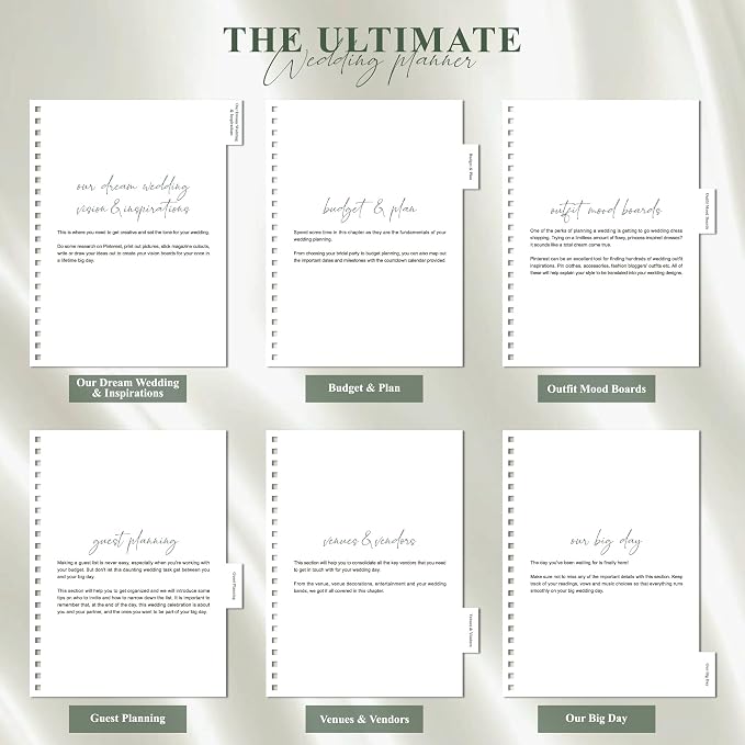 Bride Squad Wedding Planner Book and Organizer | Bridal Wedding Planner Book - Image 6