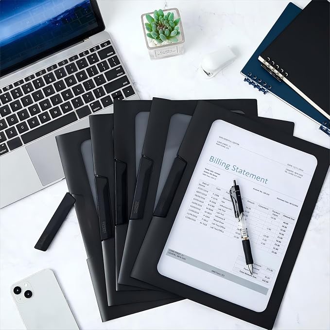 Yeaqee 50 Pcs Clear Report Covers - Image 6