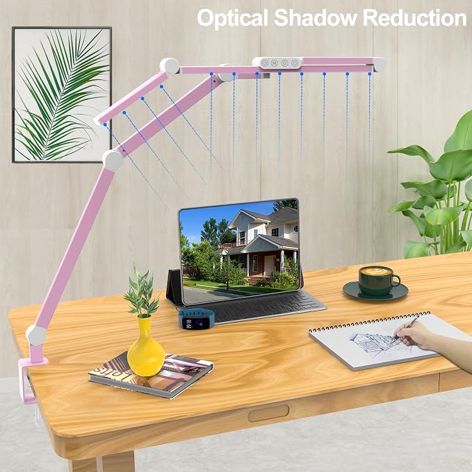 Micomlan Architect Desk Lamp for Home Office, 24W Bright Rotatable Led Table - Image 6