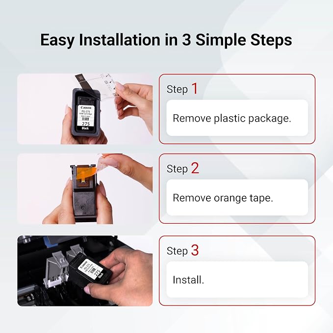 Canon PG-275 Genuine Black Ink Cartridge, Compatible - Image 6