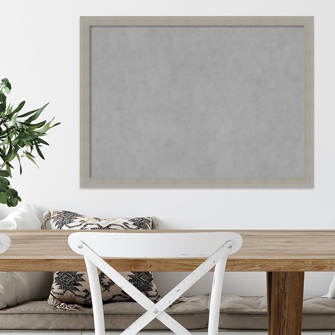 Amanti Art Grey Framed Magnetic Board 22x30 Medium Vision Board - Image 5