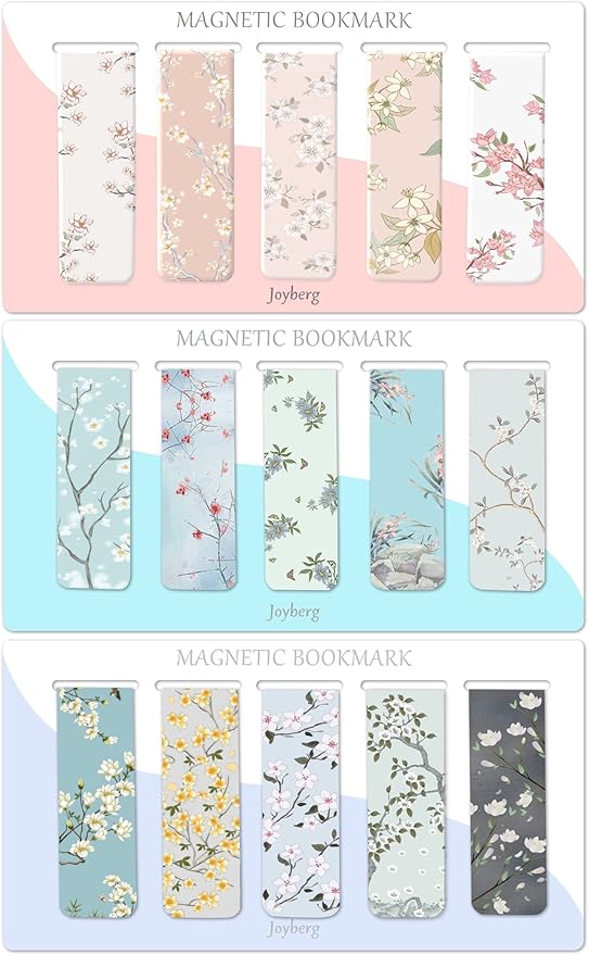 30 Pieces Bookmarks, Magnetic Bookmarks by Joyberg